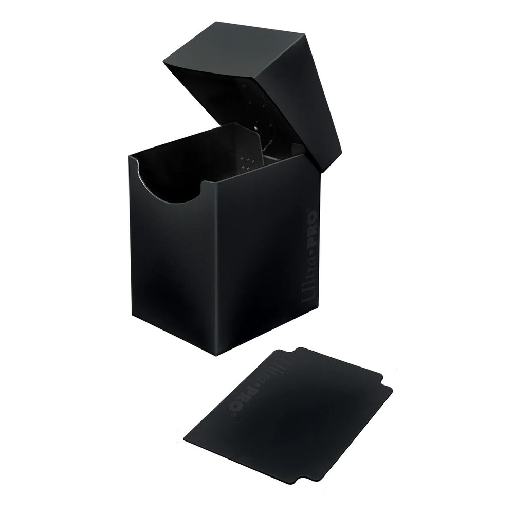 Ultra Pro Eclipse PRO 100+ Deck Box Jet Black Locking Lid with 1 Card Divider