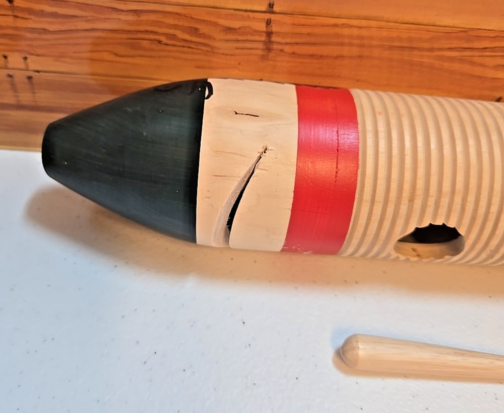 Latin Percussion Fish Style Guiro; 16"