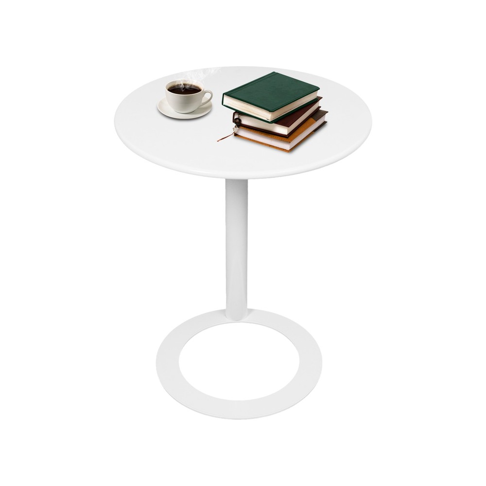 Modern Iron Side Table, Round Side Table,Freestanding Modern Coffee Table