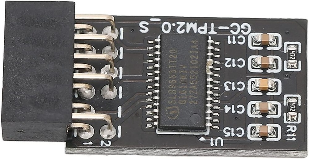 Advanced TPM 2.0 Encryption Module, 12-Pin, for Windows 10/11 Compatibility