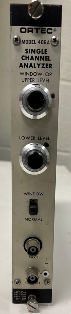 Ortec (EG&G) Single Channel Analyzer Model 406A NIM BIN /MODULE
