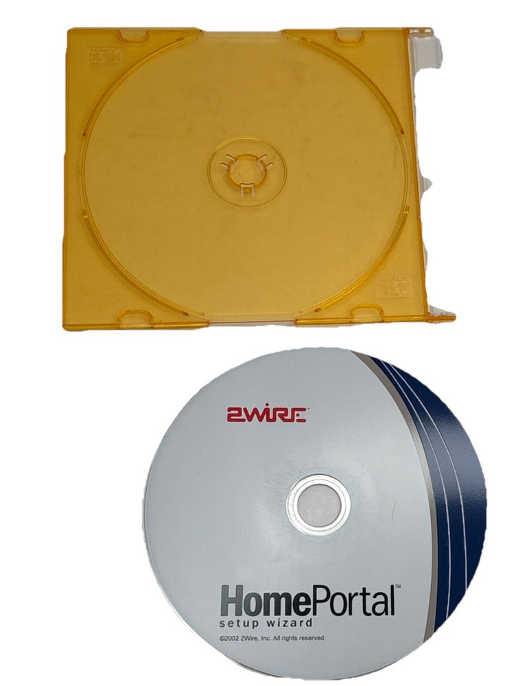 2Wire HomePortal setup wizard CD 2002