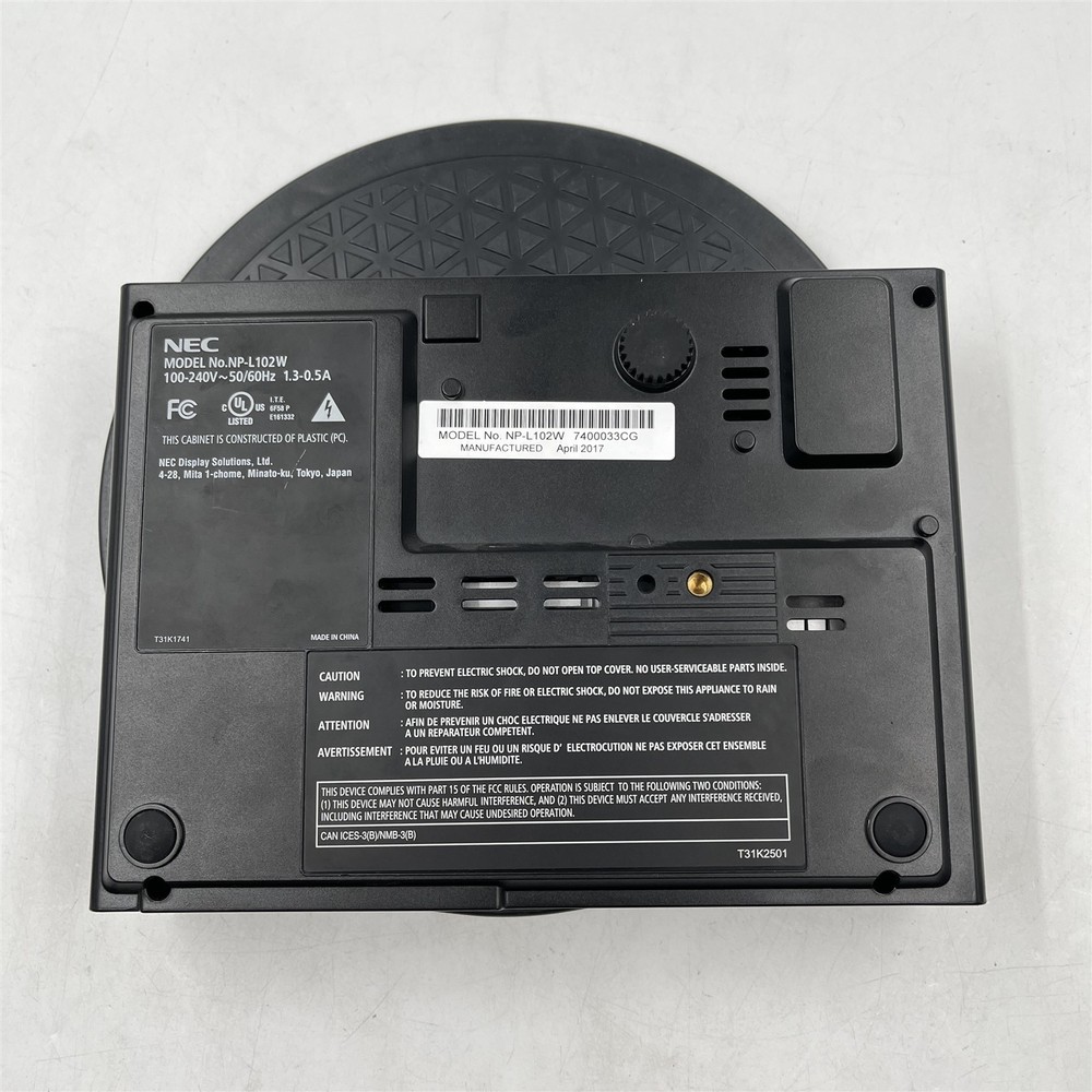 NEC NP-L102W Projector