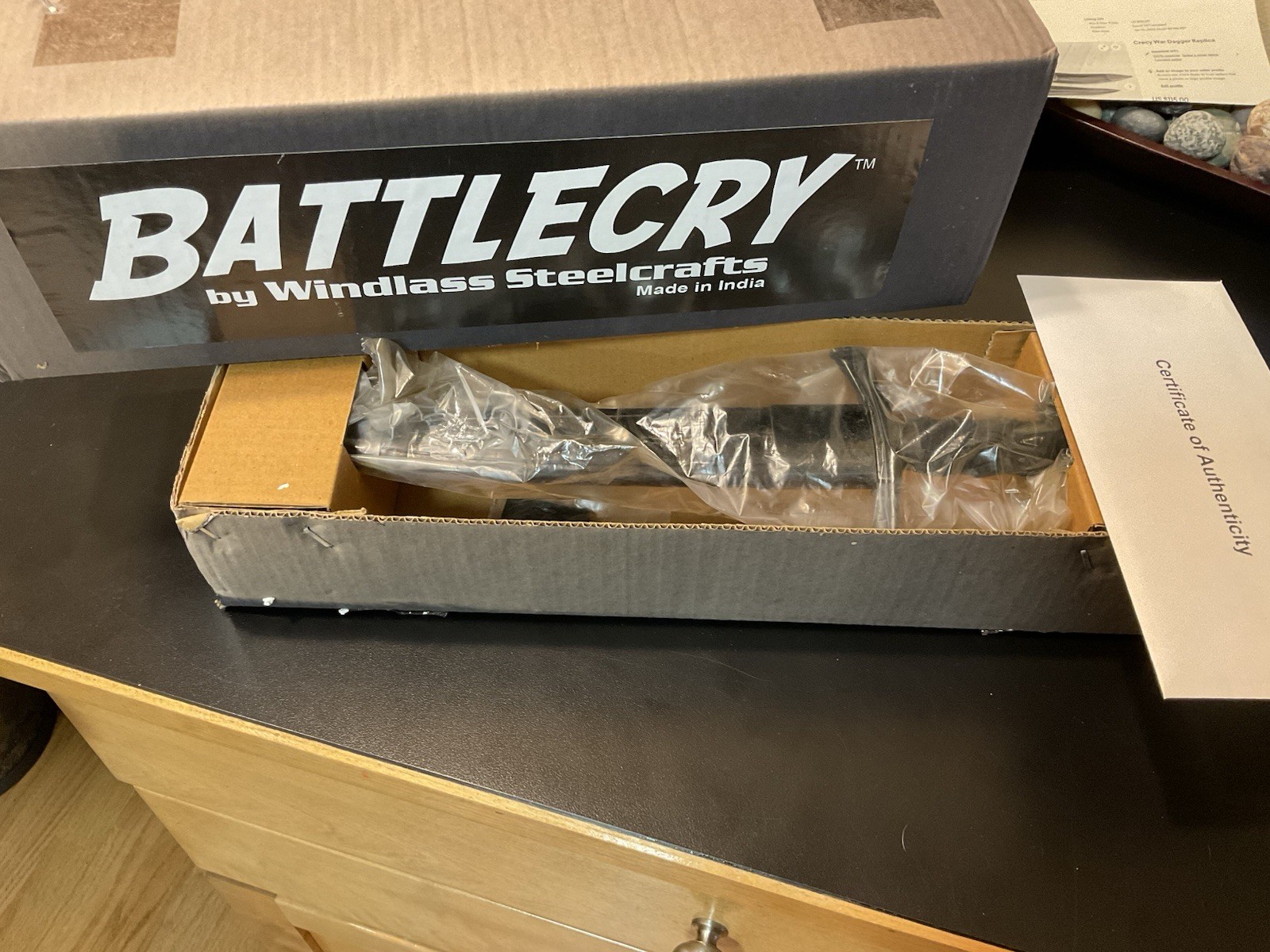 Battlecry Crecy War Dagger Replica