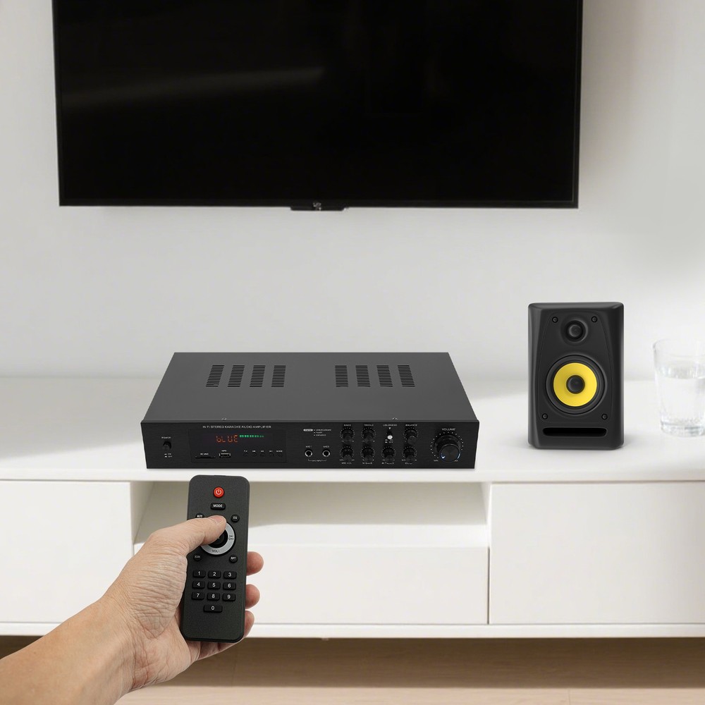 Bluetooth Amplifier, Audio Power Amplifier, Amplifier With Remote Control