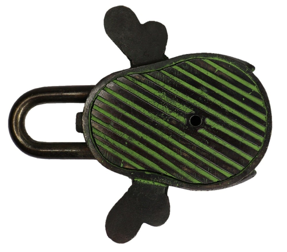 Bumblebee Shape Victorian Antique Style Door Lock Handmade Solid Brass Padlock