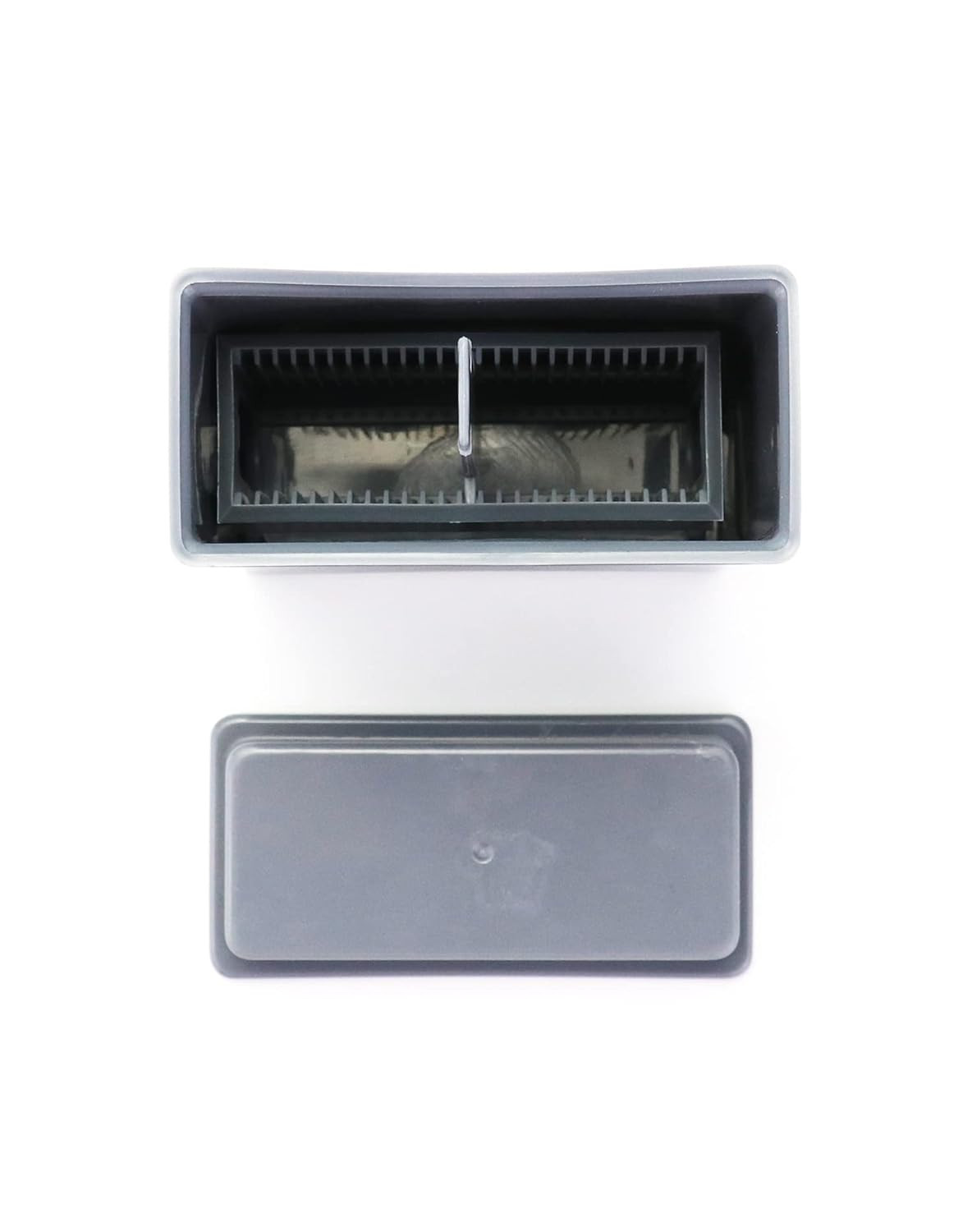 Microscope Slide Staining Jars & Racks, 10 Pack, 24-Slot, Fits 3x1 Slides - Grey