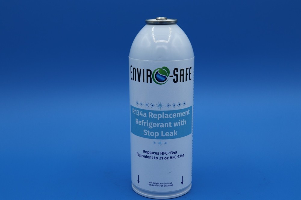 Enviro-Safe Auto R134a Replacement Refrigerant with Stop Leak, 4 cans