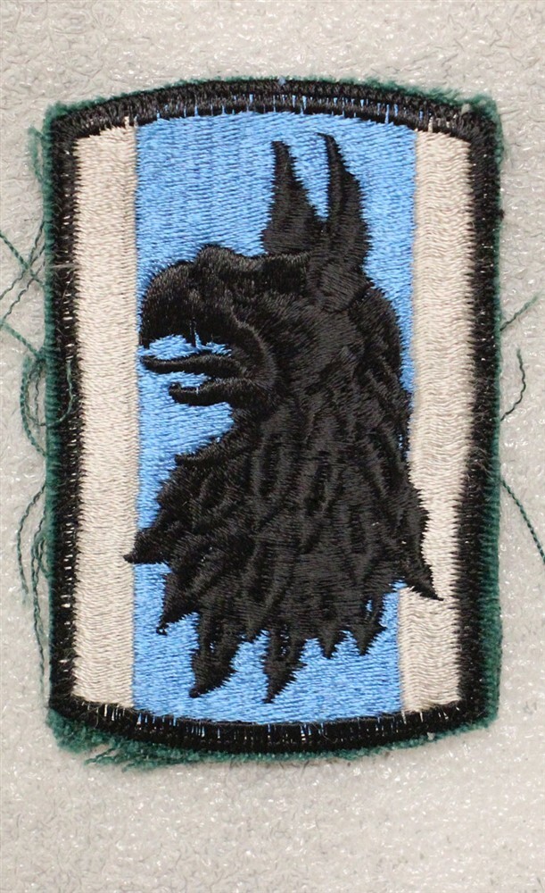 Army Patch: 407th Military Intelligence Brigade - cut edge