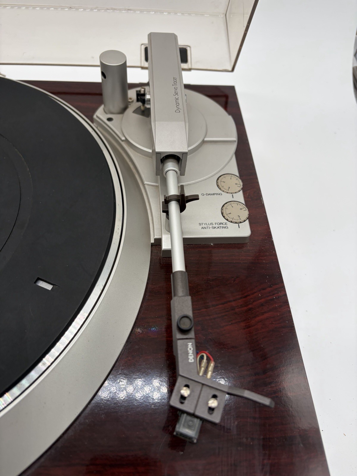 Denon DP-45F Direct Drive Fully Automatic Turntable Dynamic Servo Tracer Brown