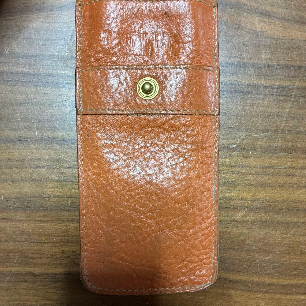 Ilbizonte leather pencil case brown