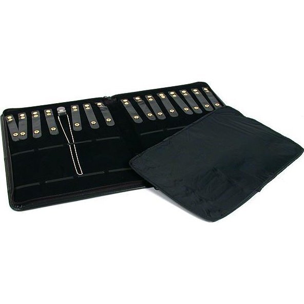 2 Watch Bracelet & Chain Travel Display Folder
