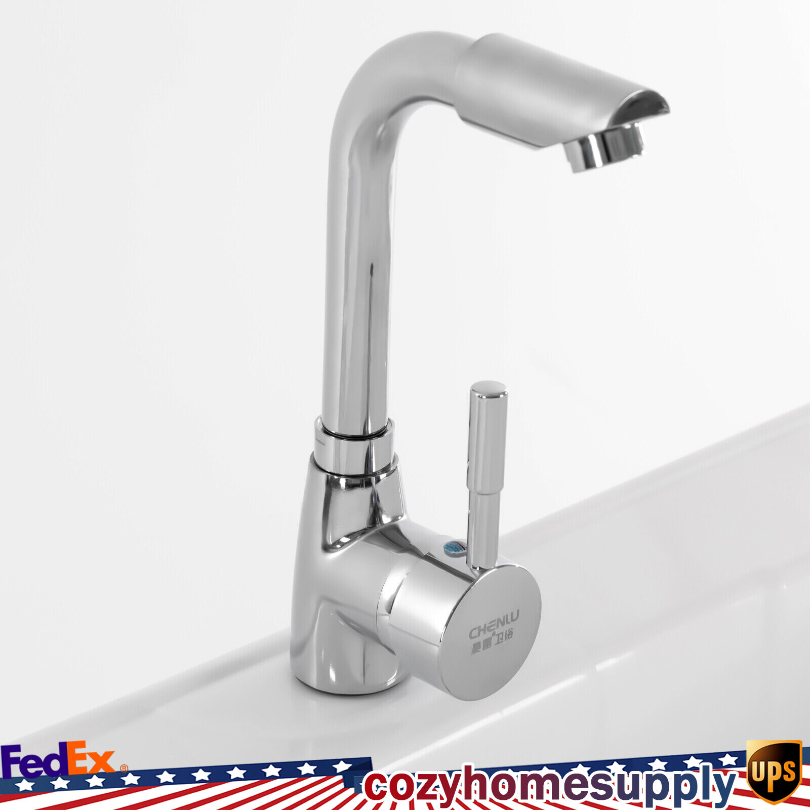 Utility Sink Laundry Tub with Faucet & Basement for Laundry Room Garage or Shop