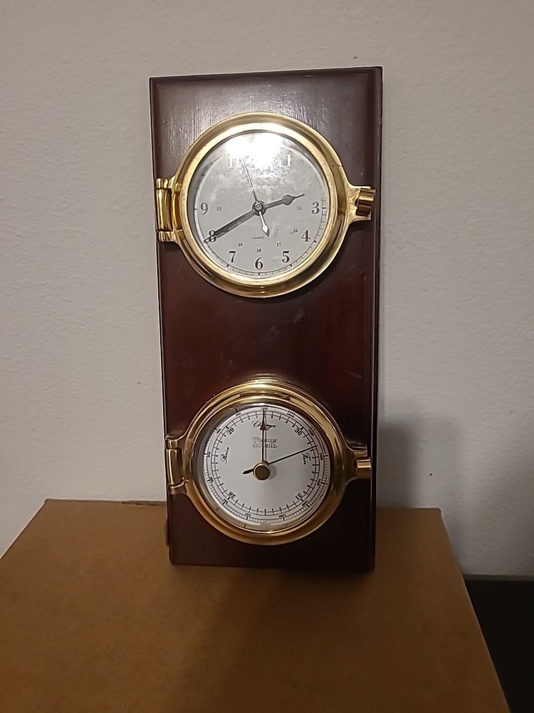Weens And Plath Ships Clock And Barometer