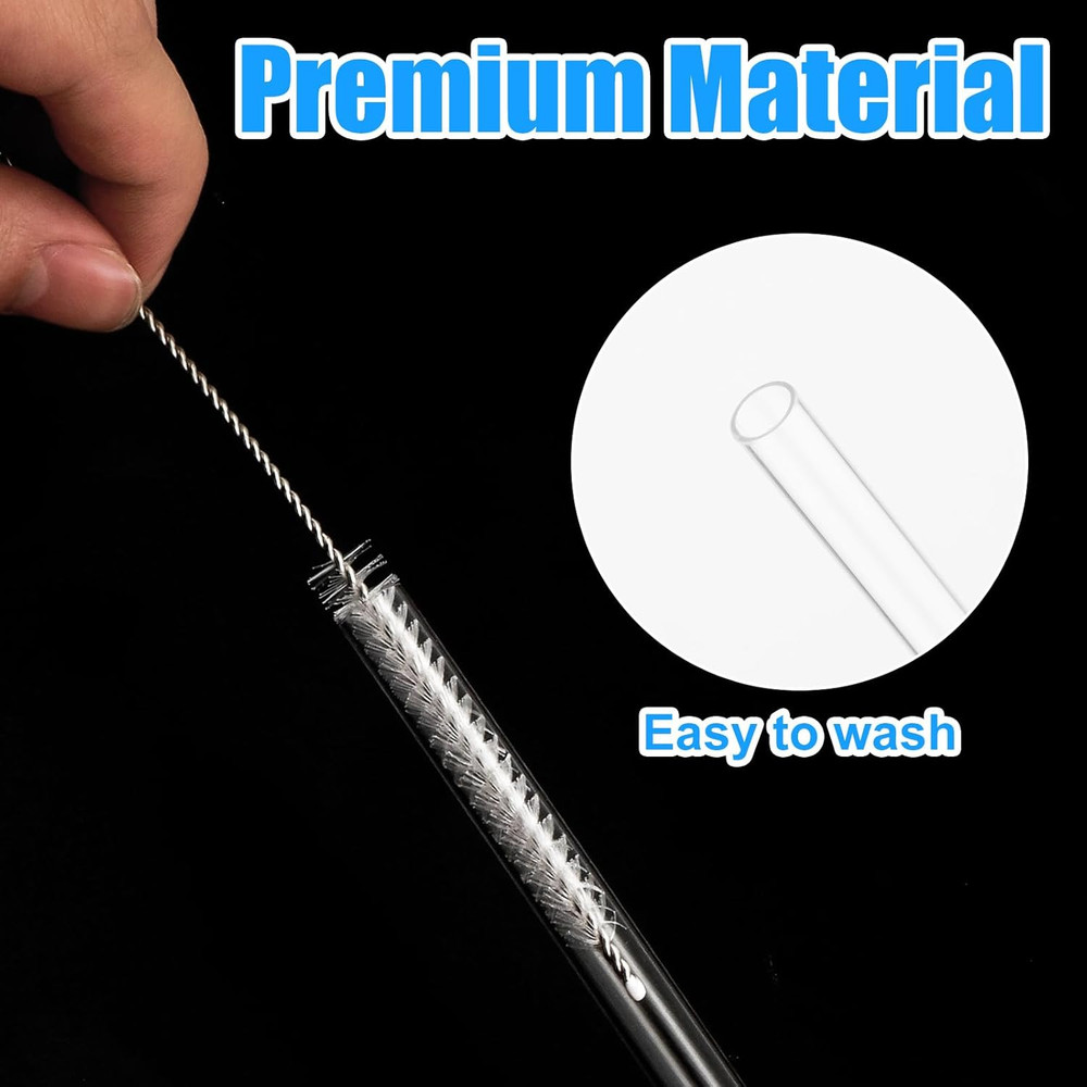 6Pcs Replacement Straw for Yeti 42Oz, Reusable Plastic Drinking Straws with Long
