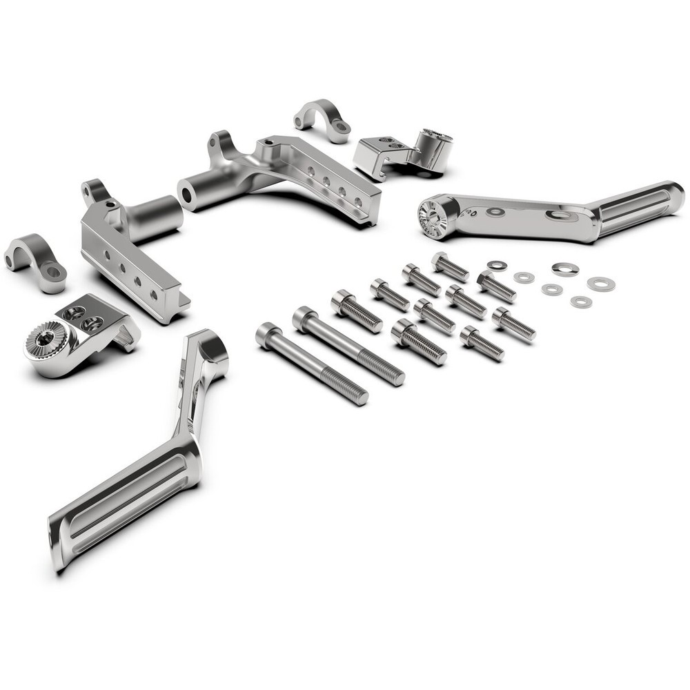 Goldstrike Chrome Adjustable Toe Rests - 60330