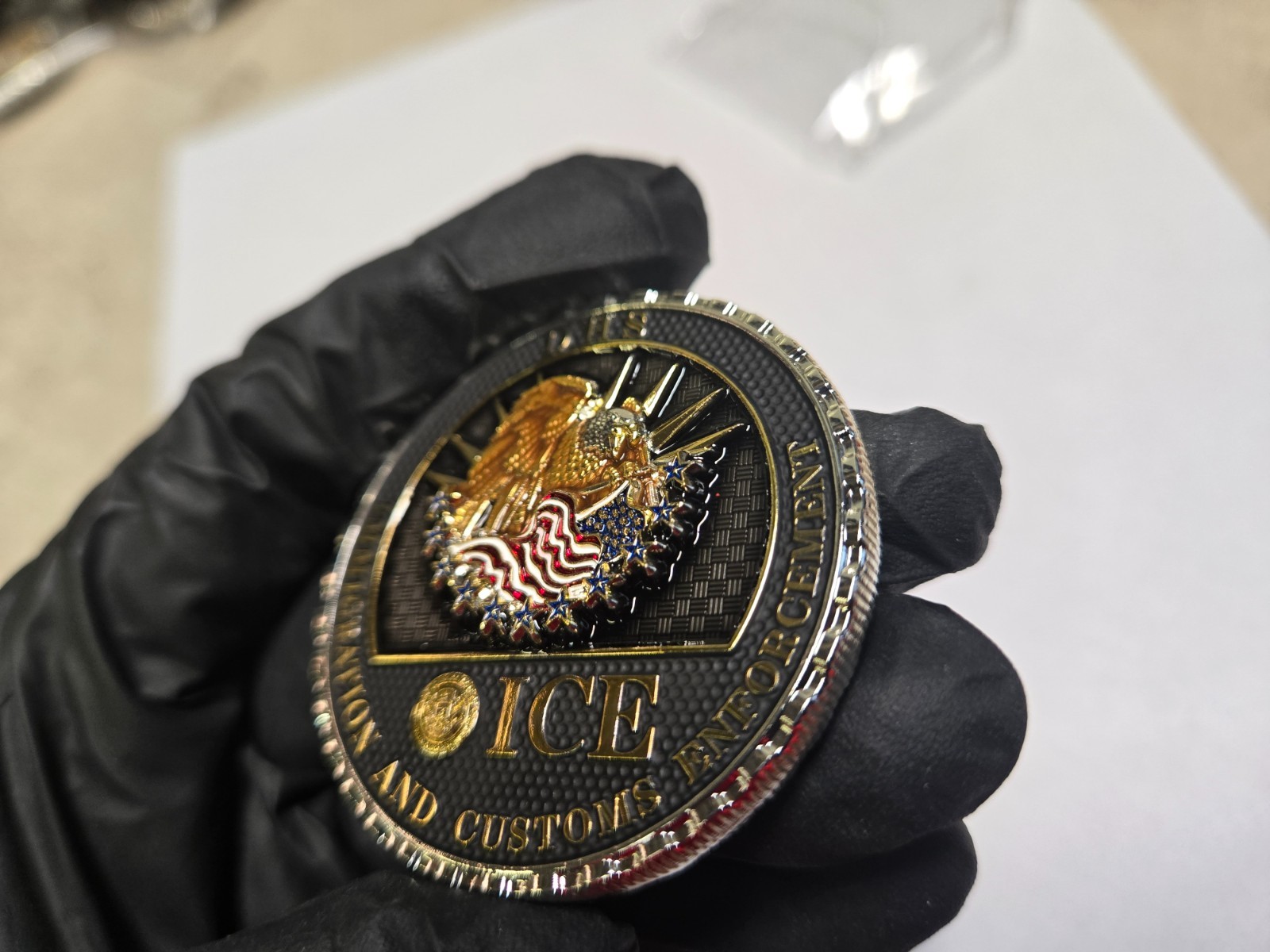 2" Baltimore ICE Field Office Challenge Coin Beautiful!