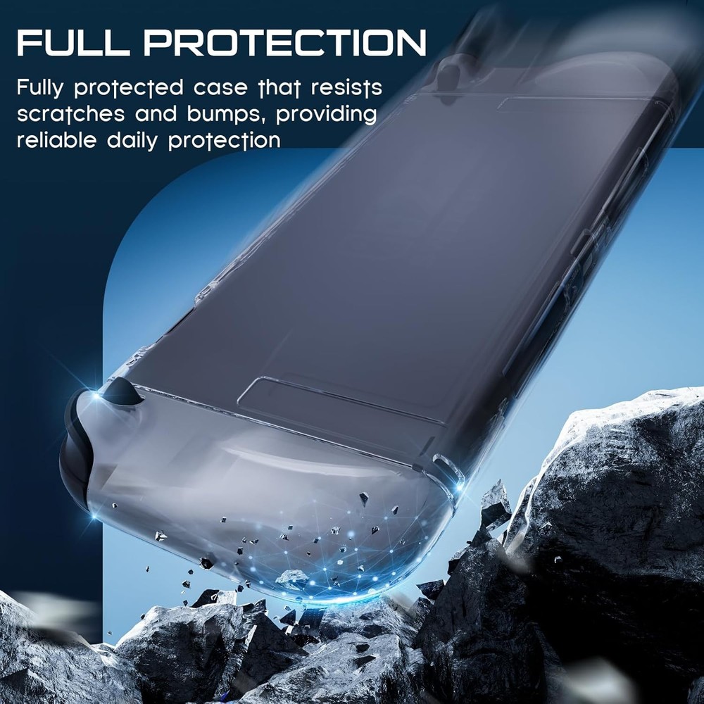 Protective Case Shockproof for Nintendo Switch 2 +Screen Protector+Thumb Caps