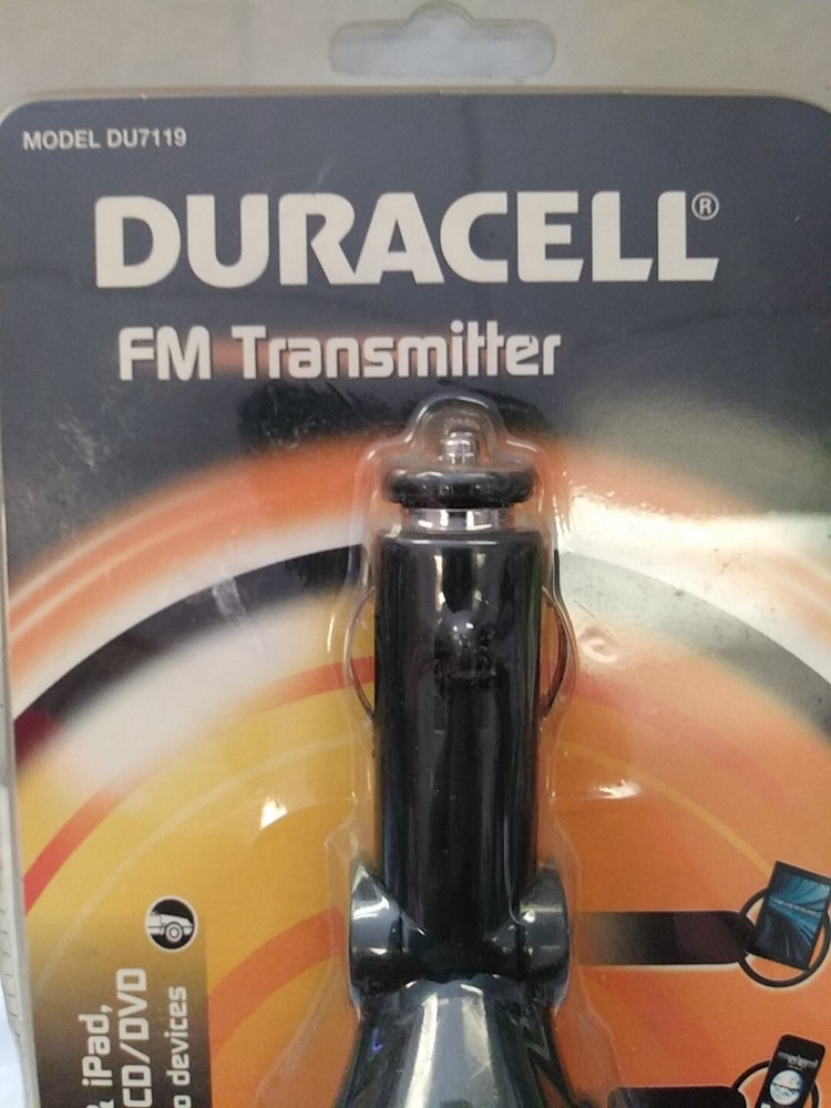 Duracell FM Transmitter MP3 Radio Modulator SD Card MMC USB Flash Drive