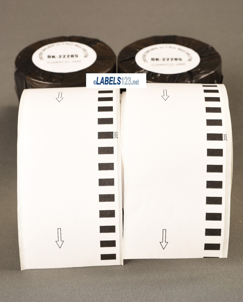 5 Rolls-Fits Brother 2205 Continuous Feed Multipurpose Labels. Premium Quality.