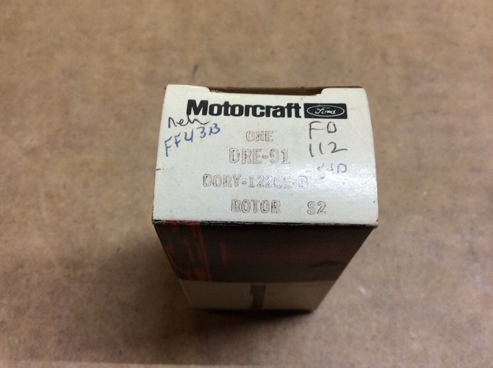 New Motorcraft Distributor Rotor DRE-91