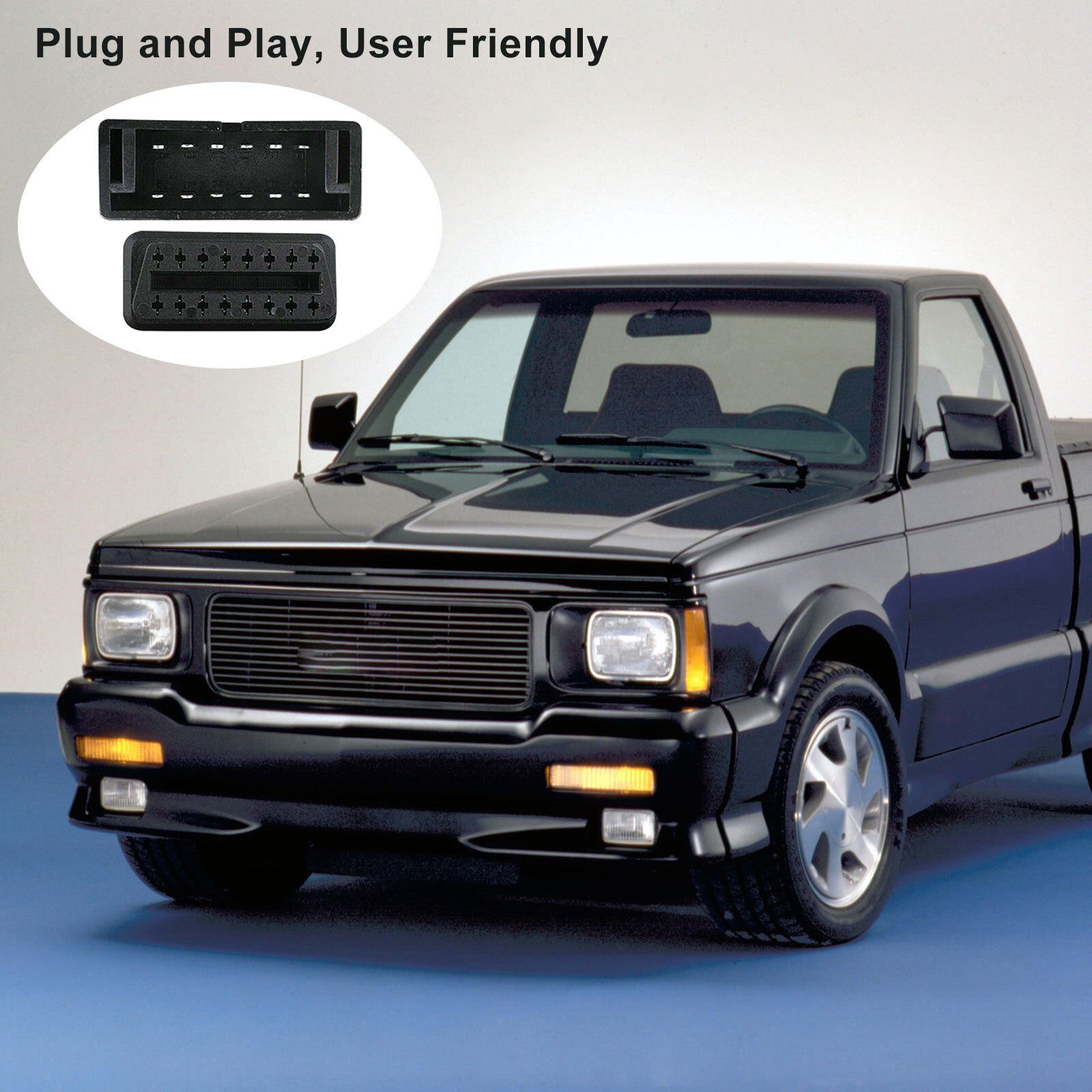 GM 12 Pin OBD1 to 16 Pin OBD2 Convertor Adapter Cable For Diagnostic Scanner US