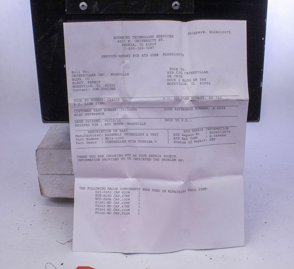 30103958 M010-0302 Controller with Toshiba VFB