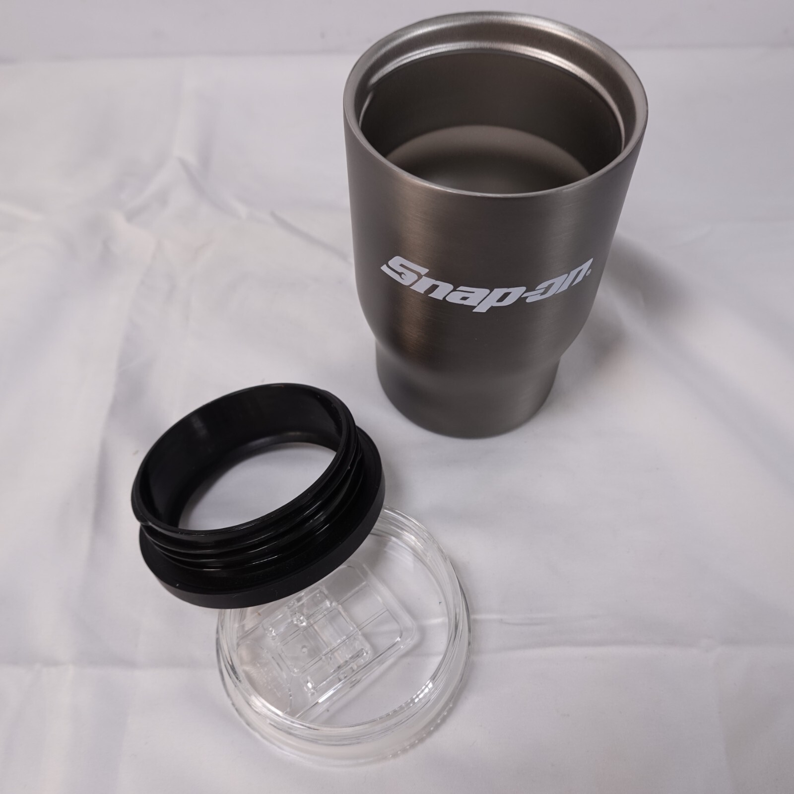 Snap On Titanium Tumbler Drink Cup New