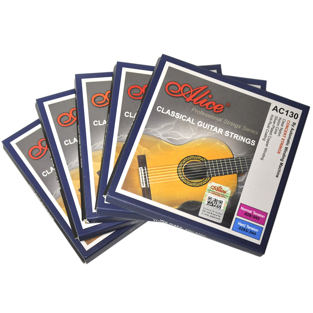5 Sets AC130-N Classical Guitar Strings 6-string Set Nylon Silver-plated Copper