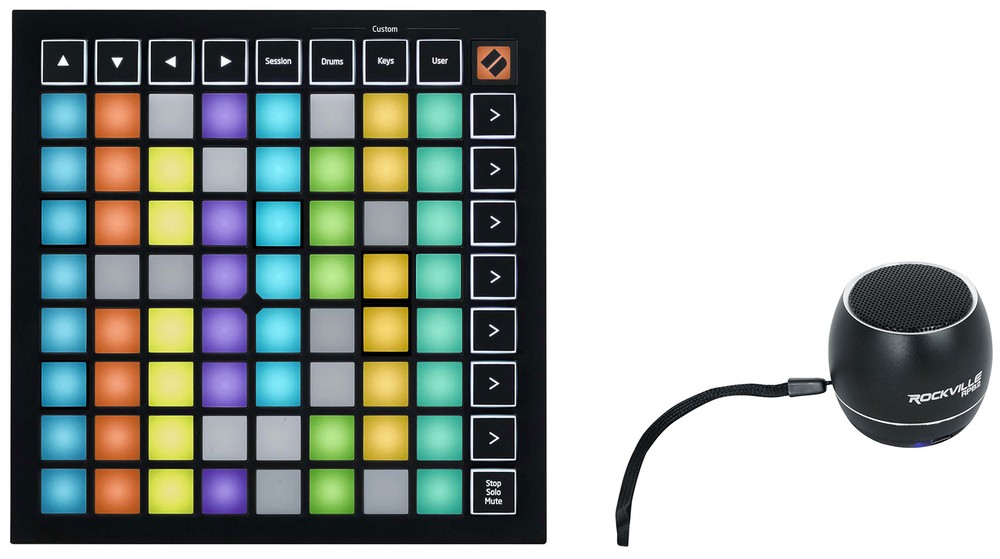 Novation Launchpad Mini MK3 MIDI USB 64 RGB Pad Controller + Bluetooth Speaker