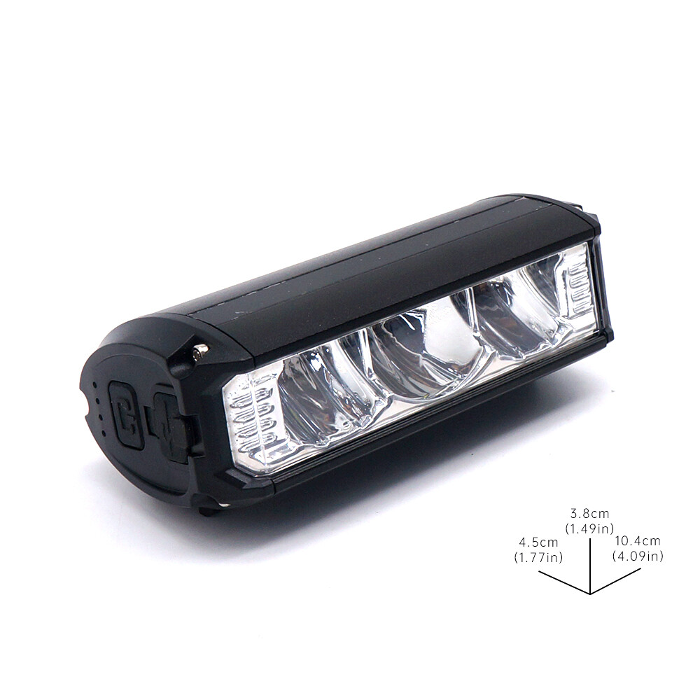Super Bright LED Bike Light USB Rechargeable Bicycle Front Headlight Flashlight