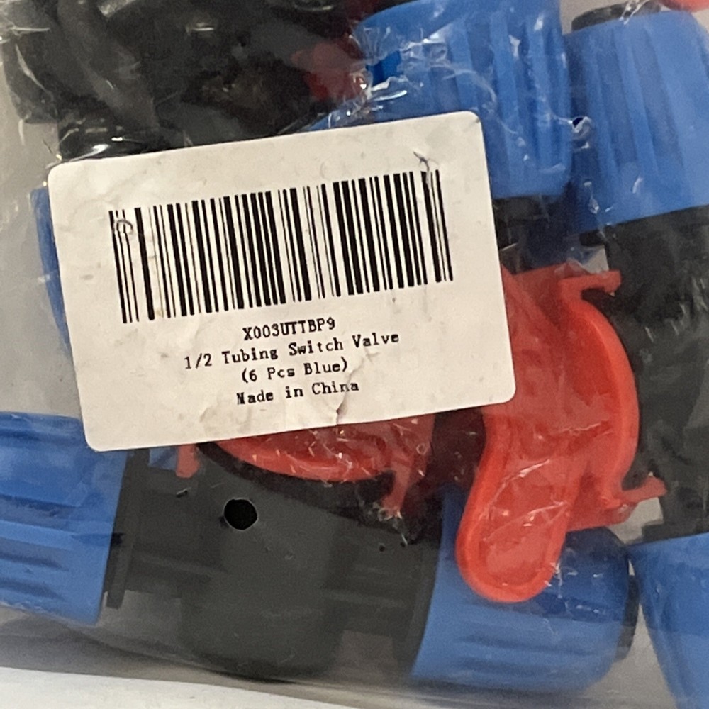 1/2 Tubing Switch Valve 6 Pack