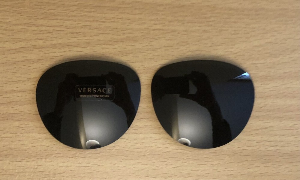 Versace VE4364 55 solid gray Replacement LENSES ONLY Automatic New