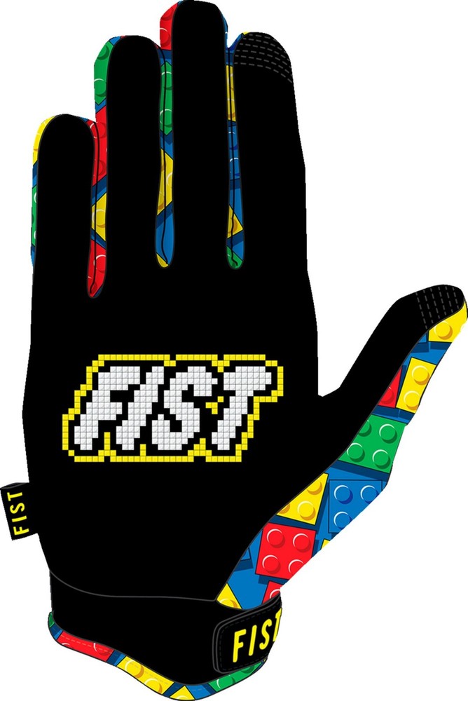 Fist Strapped Build Kid MX Offroad Gloves Multicolor