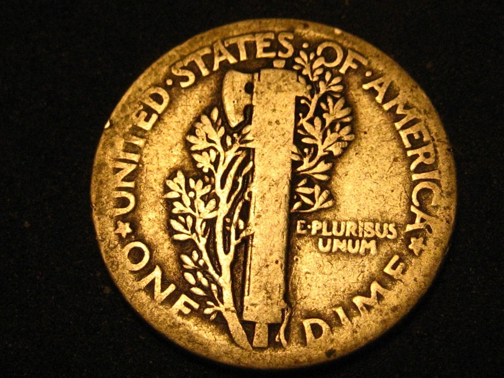 1923-P 90% Silver Mercury Head Dime ^^^^^