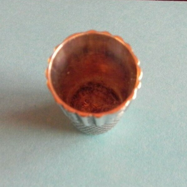 Vintage Sterling Silver Thimble "Star" Hallmark
