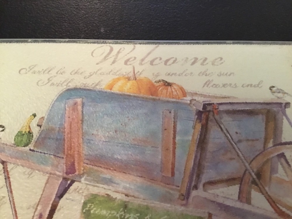 Welcome Glass Trivet