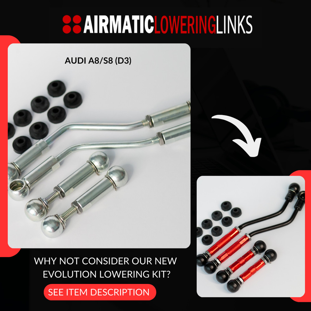 Audi S8 Lowering Links Kit A8 (D3) - (Premium Fully Adjustable Left)