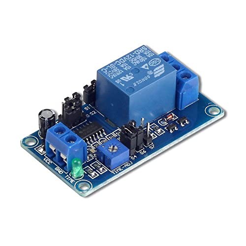 DC 12V Time Relay Module, On Delay and Off Delay for Automobile, Raspberry