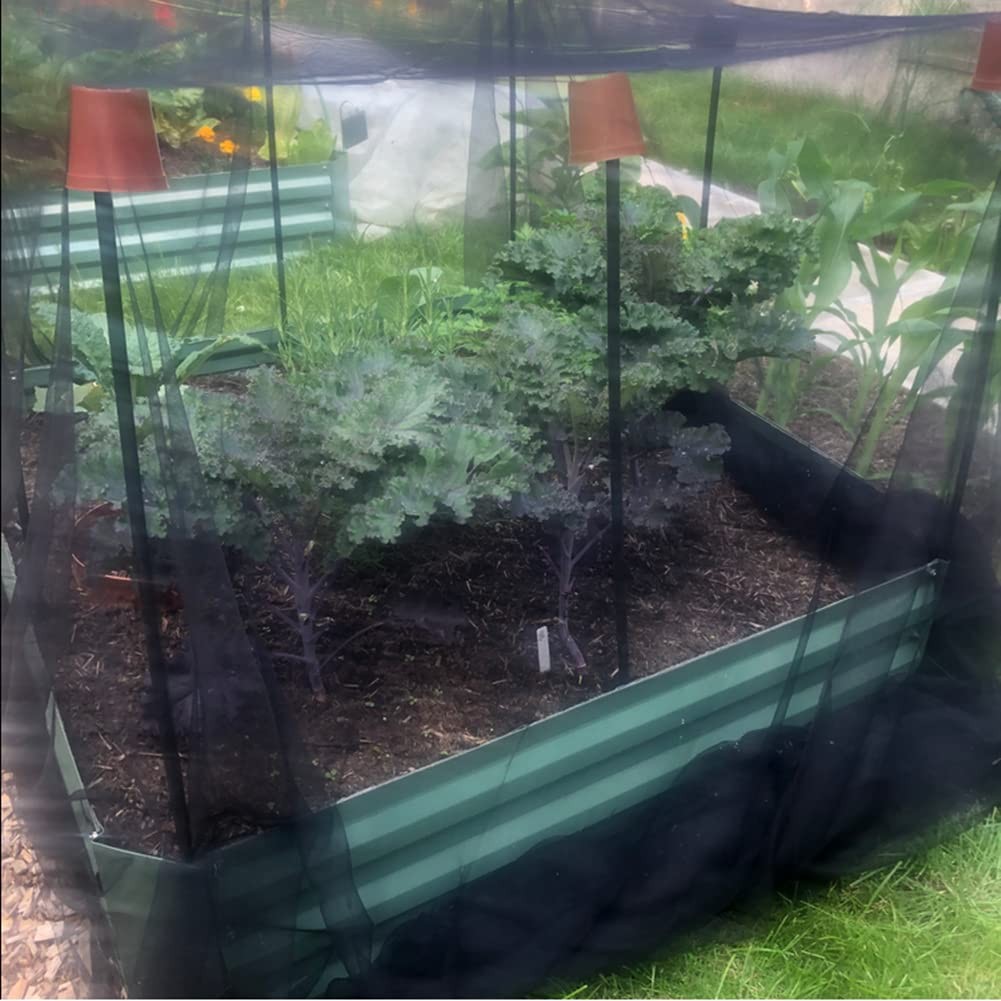 SJHmoo Mosquito Net Cloth Fabric, DIY Insect Pest Barrier Mesh Nets for Porch...