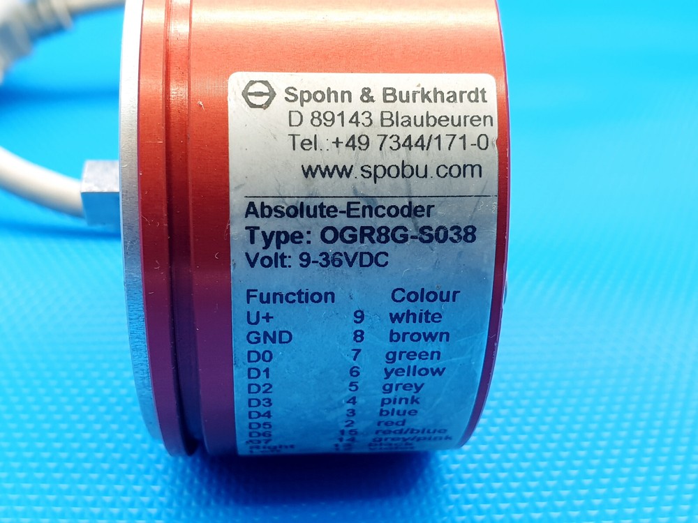Spohn Burkhard OGR8G-S038 Absolute Endcoder Inc VAT