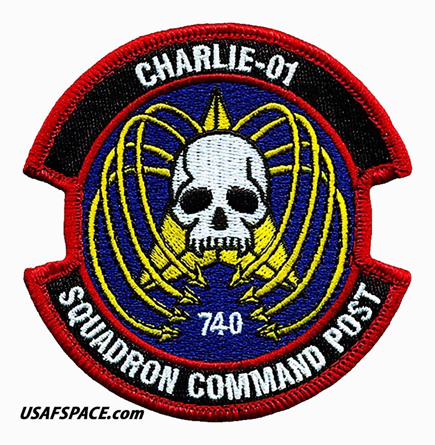 USAF 740TH MISSILE SQ -COMMAND POST -LGM-30 Minuteman- Minot AFB-ORIGINAL PATCH