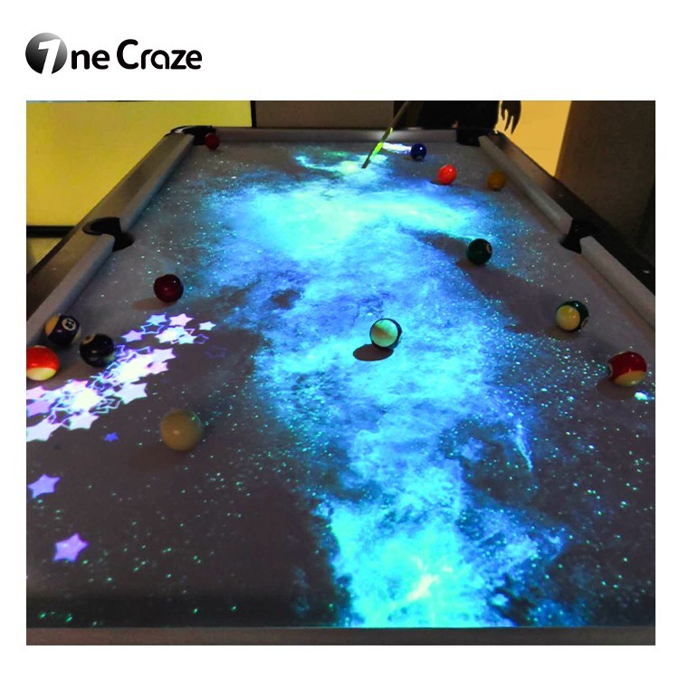 Joy Ipool Ar Pool Table 🎱 Projector Interactive Billiard All In One 7-9 Ft Felt
