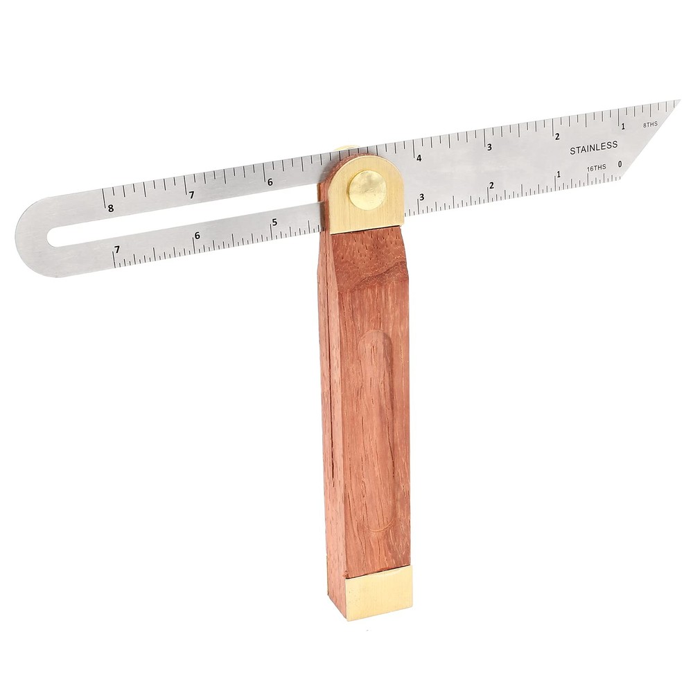 9" T-Bevel Sliding Angle Ruler Protractor, Adjustable Angle Finder Ruler Hard...