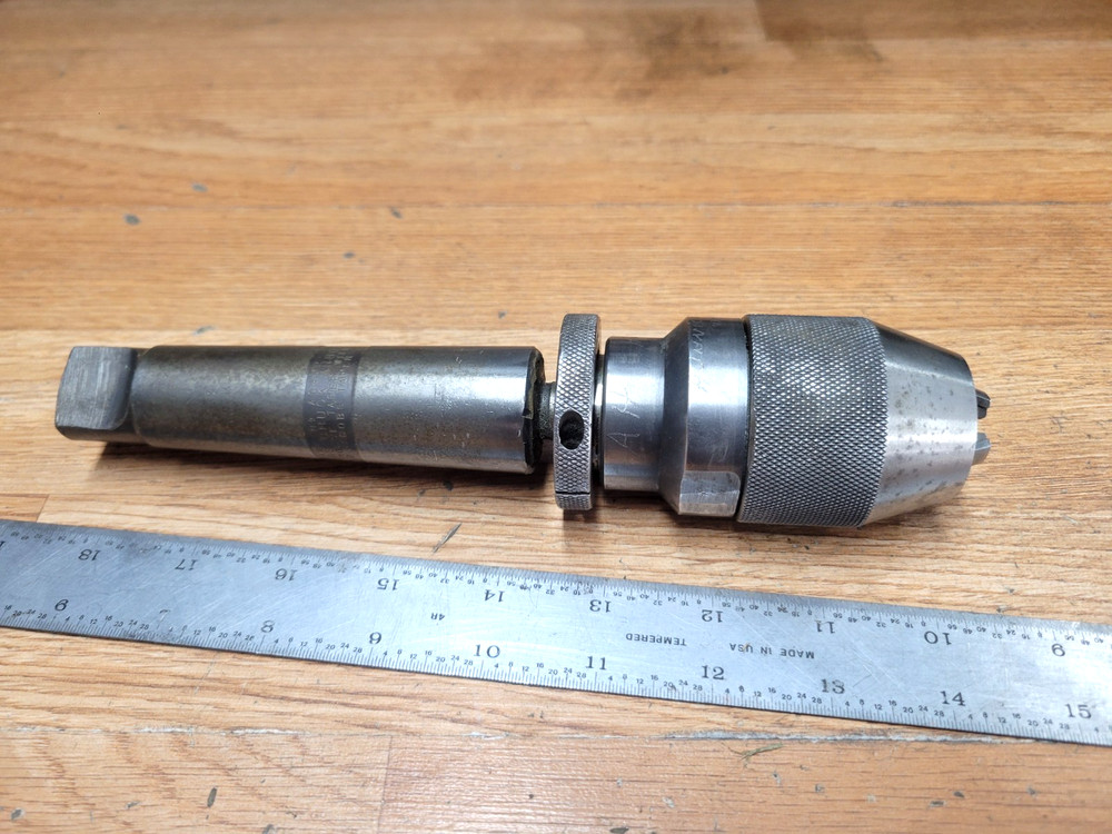 ALBRECHT KEYLESS DRILL CHUCK 1/2 " CAP W./ 4MT SHANK