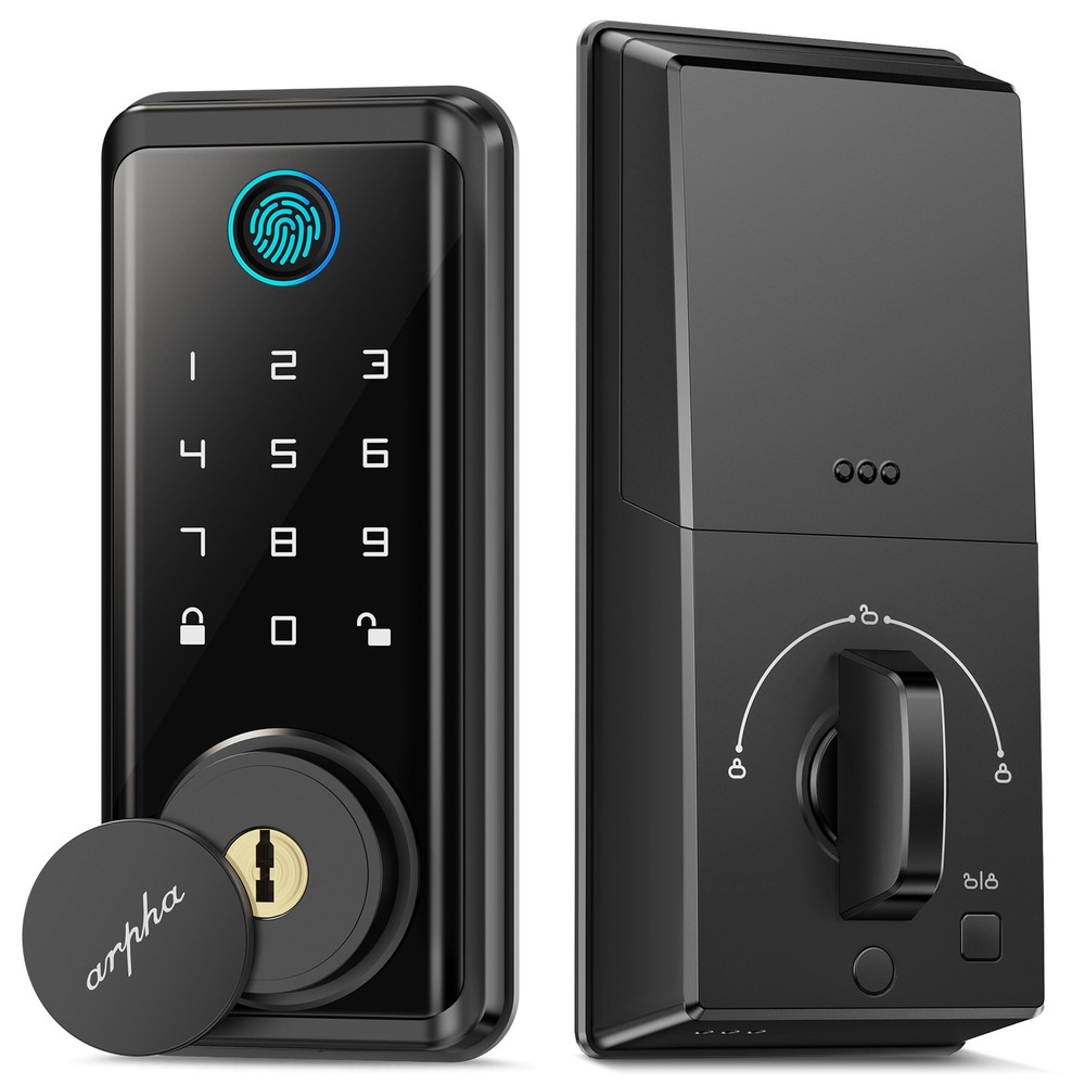 Front Security Smart door Lock 100Code Fingerprint Keyless Entry Lock AppControl