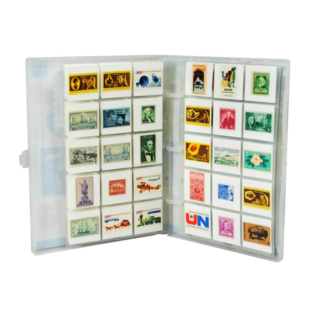 Stamp Collection Kit/Album, w/ 10 Pages, Holds 150-300 Stamps (No Stamps)