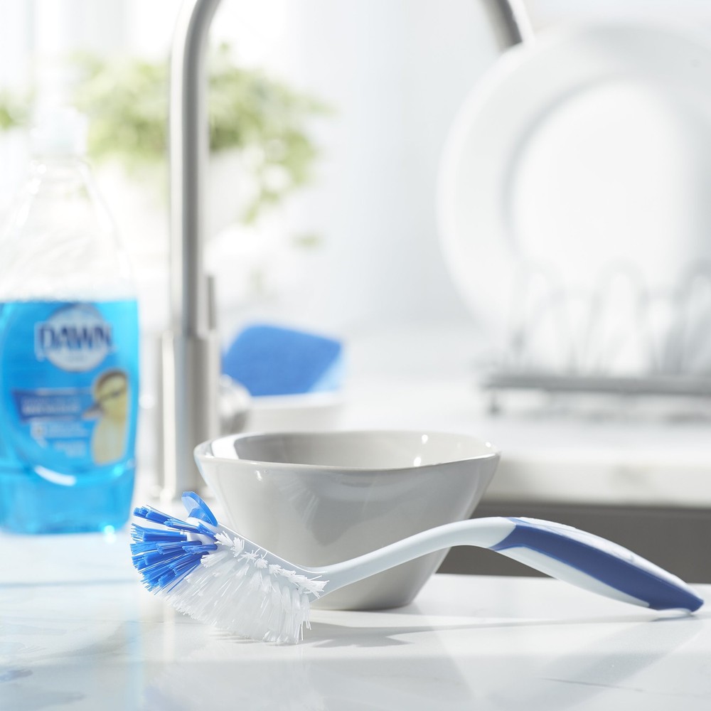 Radial Head Kitchen Brush Blue White
