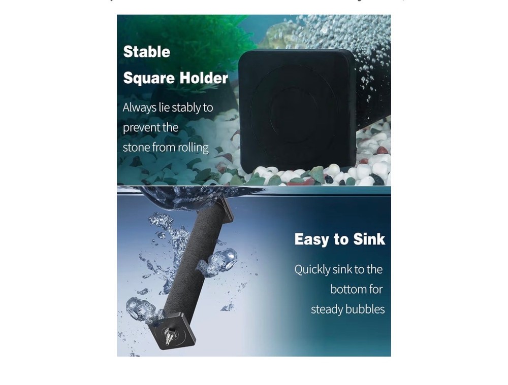 2. Aquarium 12 Inch Air Stone. Bubble Diffusers B4