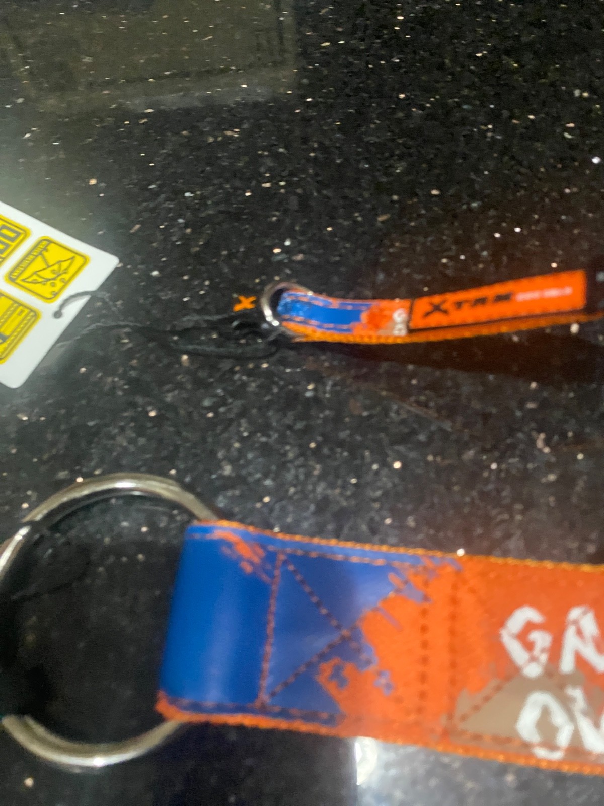 Tactical Dog Collar Strong Nylon Adjustable XS to XL Durable Bright Orange D9